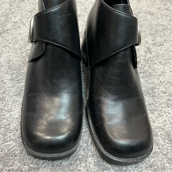 Bass Black Leather Ankle Boots - Picture 4 of 8